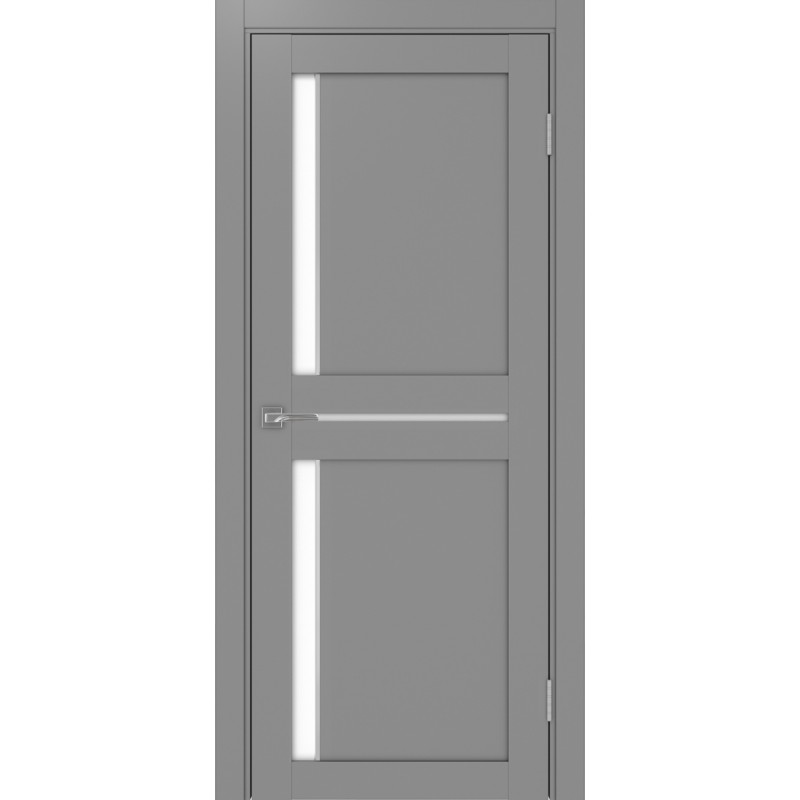 Межкомнатная дверь Турин 523.221 АПП молдинг SC, цвет серый, заполнение LACбелый, размер 200*80 см.