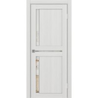 Турин 523.221 АПП молдинг SC, цвет ясень серебристый, заполнение Зеркало/Зеркало, размер 200*80 см.