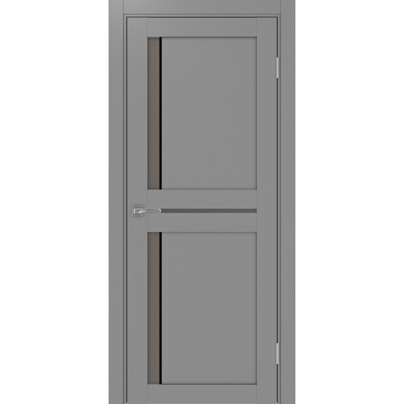 Межкомнатная дверь Турин 523.221 АПС молдинг SB, цвет серый, заполнение Пунта бронзовое, размер 200*80 см.