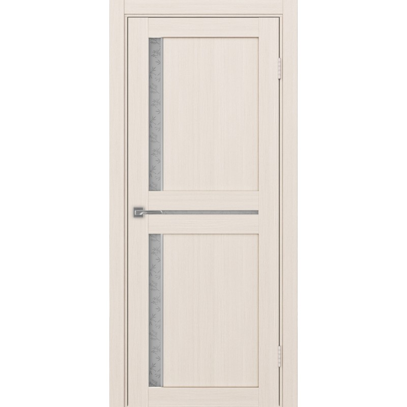 Межкомнатная дверь Турин 523.221 АПС молдинг SC, цвет ясень перламутровый, заполнение Дали бесцветное, размер 200*80 см.