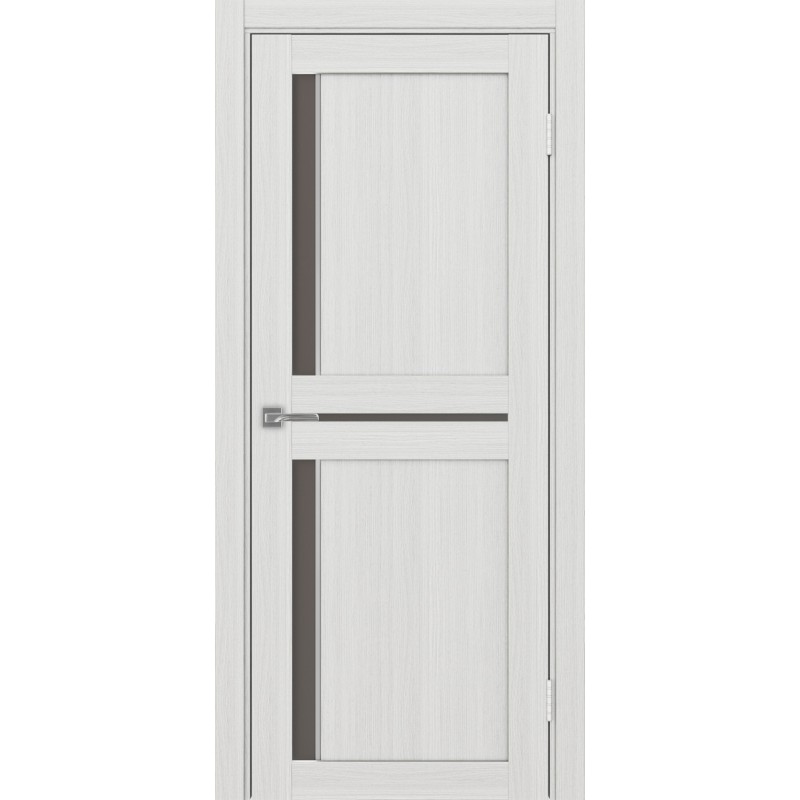 Межкомнатная дверь Турин 523.221 АПС молдинг SC, цвет ясень серебристый, заполнение Бронза матовое, размер 200*80 см.