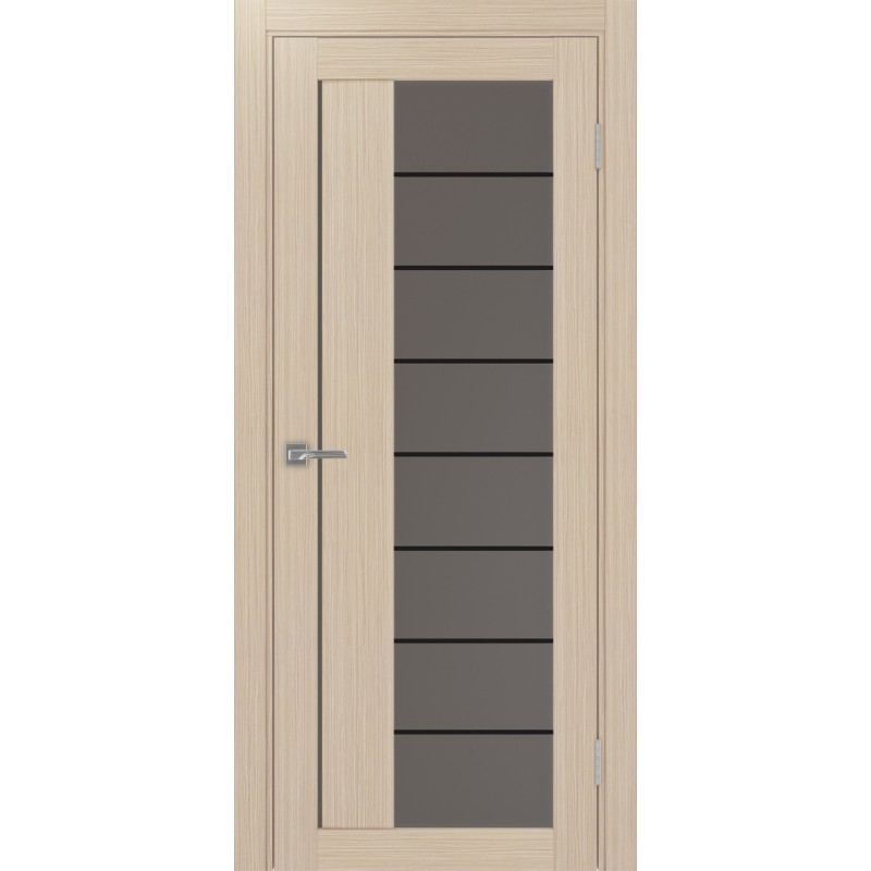 Межкомнатная дверь Турин 524.22 АСС молдинг SB, цвет дуб беленый FL, заполнение Бронза матовое, размер 200*80 см.