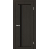 Турин 525.121 АПС молдинг SB, цвет венге FL, заполнение LACчерный, размер 200*80 см.