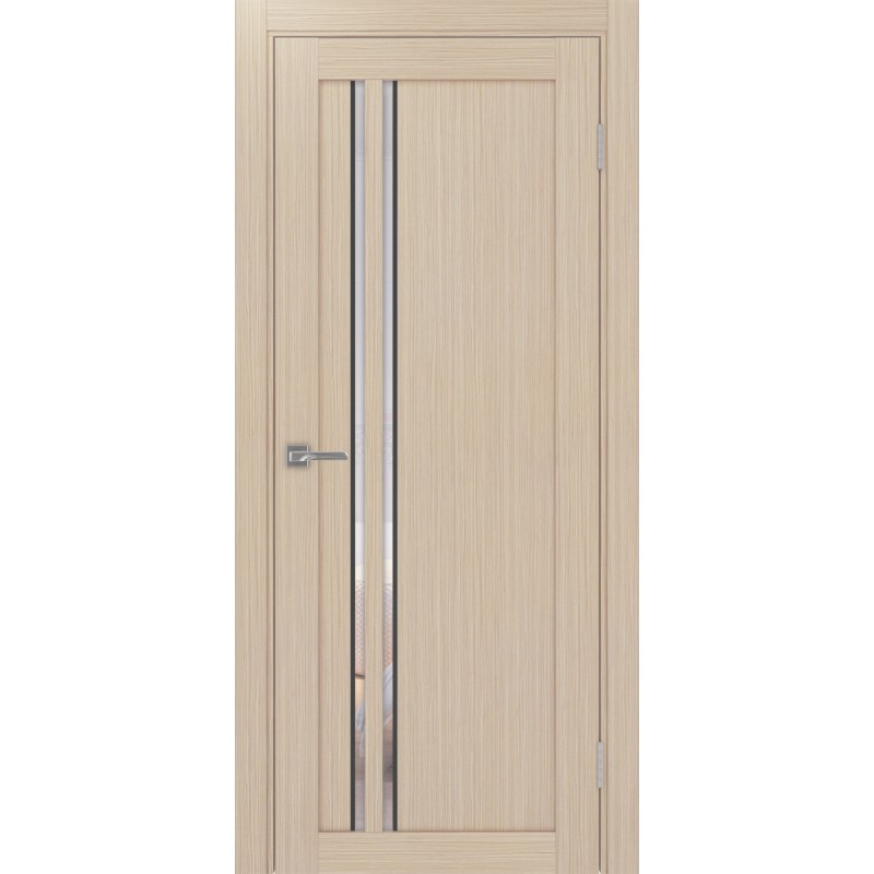 Межкомнатная дверь Турин 525.121 АПС молдинг SB, цвет дуб беленый FL, заполнение Прозрачное, размер 200*80 см.