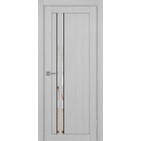 Турин 525.121 АПС молдинг SB, цвет дуб серый FL, заполнение Зеркало, размер 200*80 см.