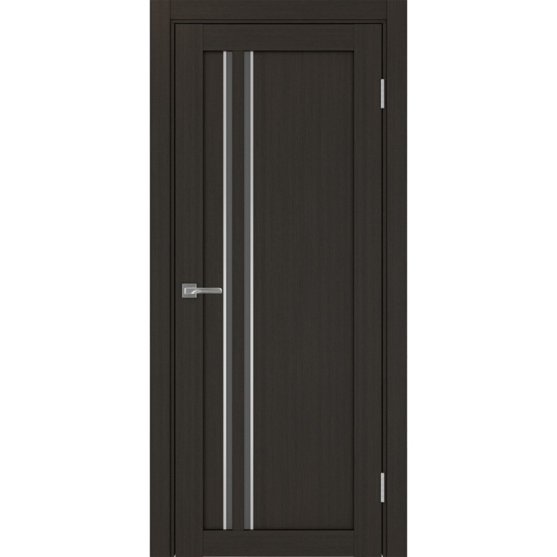 Межкомнатная дверь Турин 525.121 АПС молдинг SC, цвет венге FL, заполнение Графит матовое, размер 200*80 см.