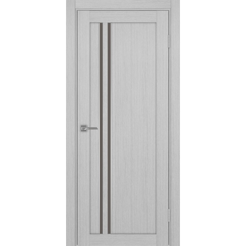 Межкомнатная дверь Турин 525.121 АПС молдинг SC, цвет дуб серый FL, заполнение Бронза матовое, размер 200*80 см.