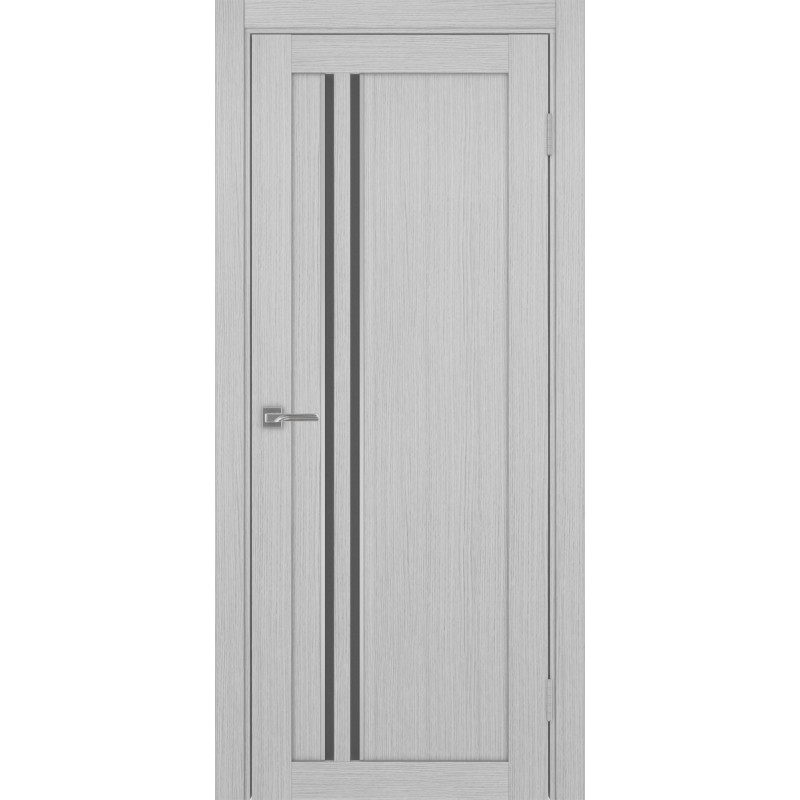 Межкомнатная дверь Турин 525.121 АПС молдинг SC, цвет дуб серый FL, заполнение Графит матовое, размер 200*80 см.