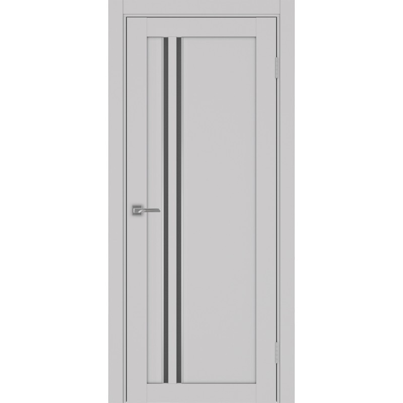 Межкомнатная дверь Турин 525.121 АПС молдинг SC, цвет пепельный, заполнение Графит матовое, размер 200*80 см.