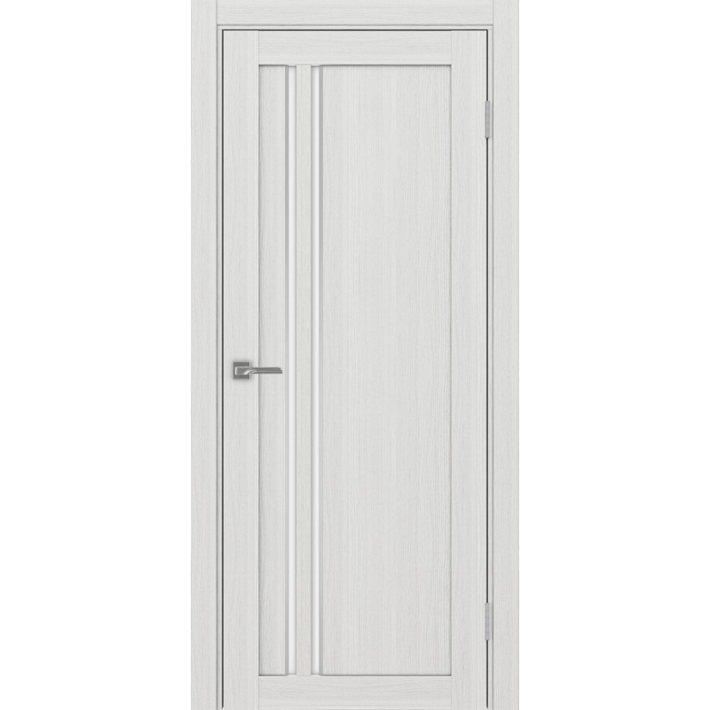 Межкомнатная дверь Турин 525.121 АПС молдинг SC, цвет ясень серебристый, заполнение LACбелый, размер 200*80 см.