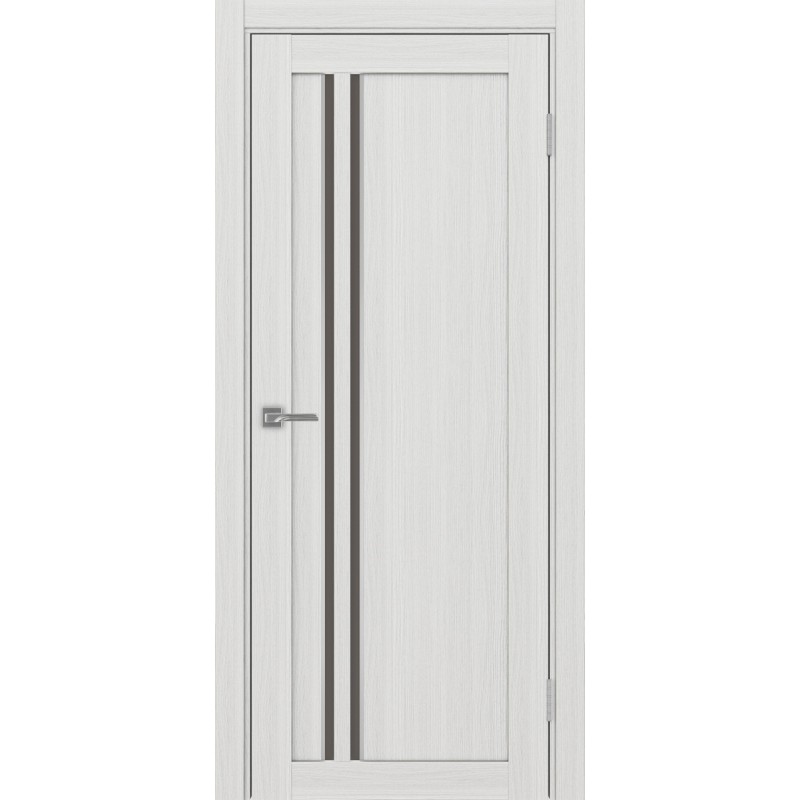 Межкомнатная дверь Турин 525.121 АПС молдинг SC, цвет ясень серебристый, заполнение Бронза матовое, размер 200*80 см.