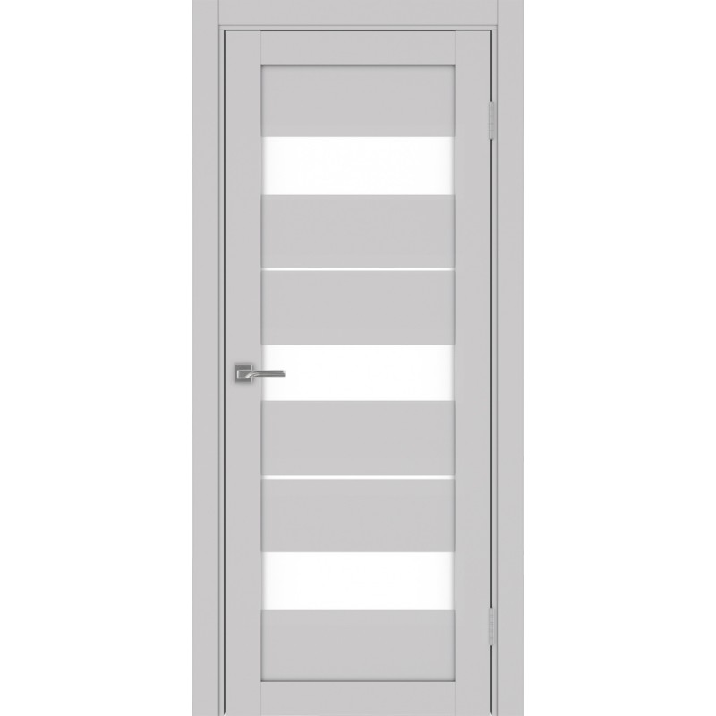 Межкомнатная дверь Турин 526.122, цвет пепельный, заполнение LACбелый, размер 200*80 см.