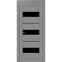 Турин 526.122, цвет Серый стекло LACчерный, размер 80*200 см.