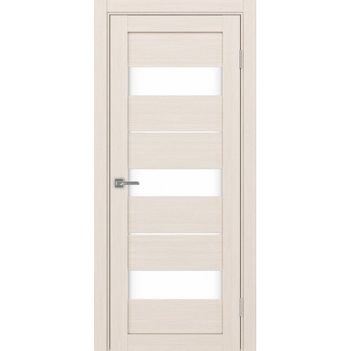 Турин 526.122, цвет Ясень перламутровый стекло LACбелый, размер 80*200 см.