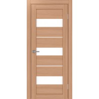 Турин_526.122, цвет Ясень тёмный стекло LACбелый, размер 80*200 см.