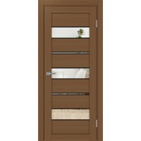 Турин 526.122 АППmax молдинг SB, цвет орех NL, заполнение Зеркало/Зеркало, размер 200*80 см.