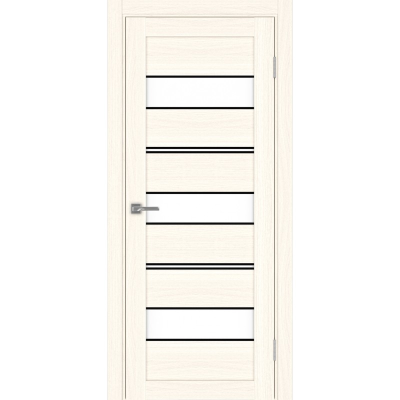 Межкомнатная дверь Турин 526.122 АППmax молдинг SB, цвет ясень светлый, заполнение LACбелый, размер 200*80 см.