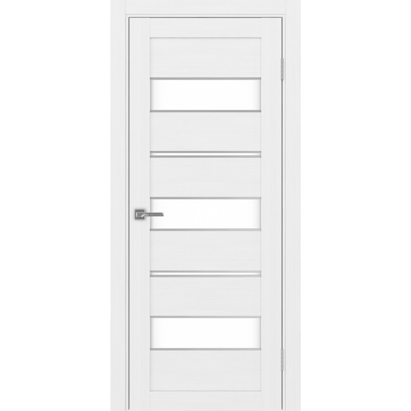 Межкомнатная дверь Турин 526.122 АППmax молдинг SC, цвет белый лёд, заполнение LACбелый, размер 200*80 см.