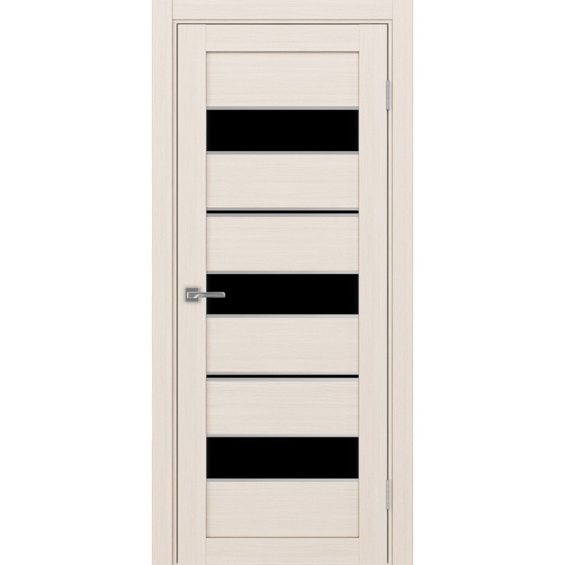 Межкомнатная дверь Турин 526.122 АППmax молдинг SC, цвет ясень перламутровый, заполнение LACчерный, размер 200*80 см.