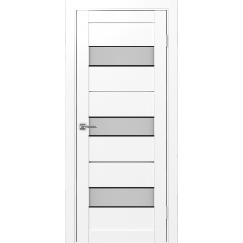 Межкомнатная дверь Турин 526.122 АПС молдинг SB, цвет белый снежный, заполнение Мателюкс, размер 200*80 см.