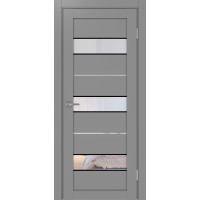 Турин 526.122 АПС молдинг SB, цвет серый, заполнение Прозрачное, размер 200*80 см.