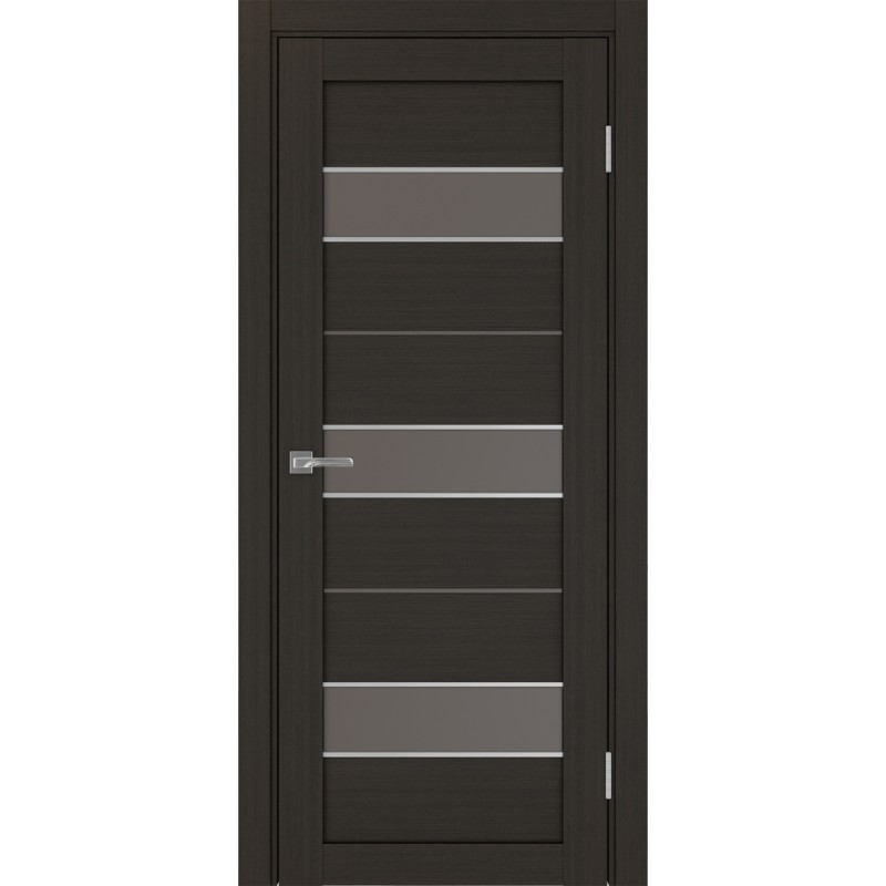 Межкомнатная дверь Турин 526.122 АПС молдинг SC, цвет венге FL, заполнение Бронза матовое, размер 200*80 см.