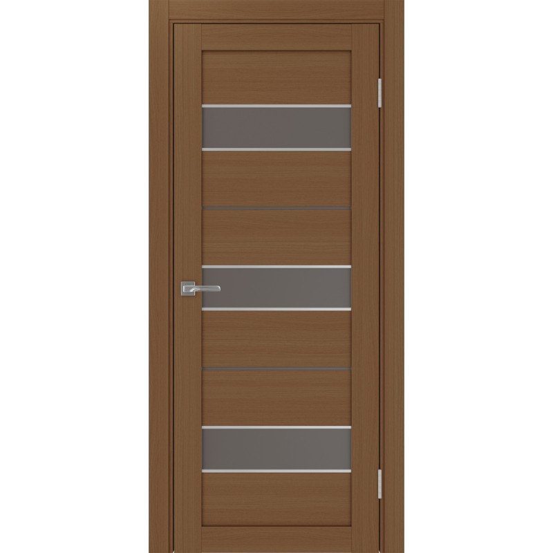Межкомнатная дверь Турин 526.122 АПС молдинг SC, цвет орех NL, заполнение Бронза матовое, размер 200*80 см.