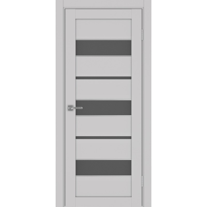 Межкомнатная дверь Турин 526.122 АПС молдинг SC, цвет пепельный, заполнение Графит матовое, размер 200*80 см.
