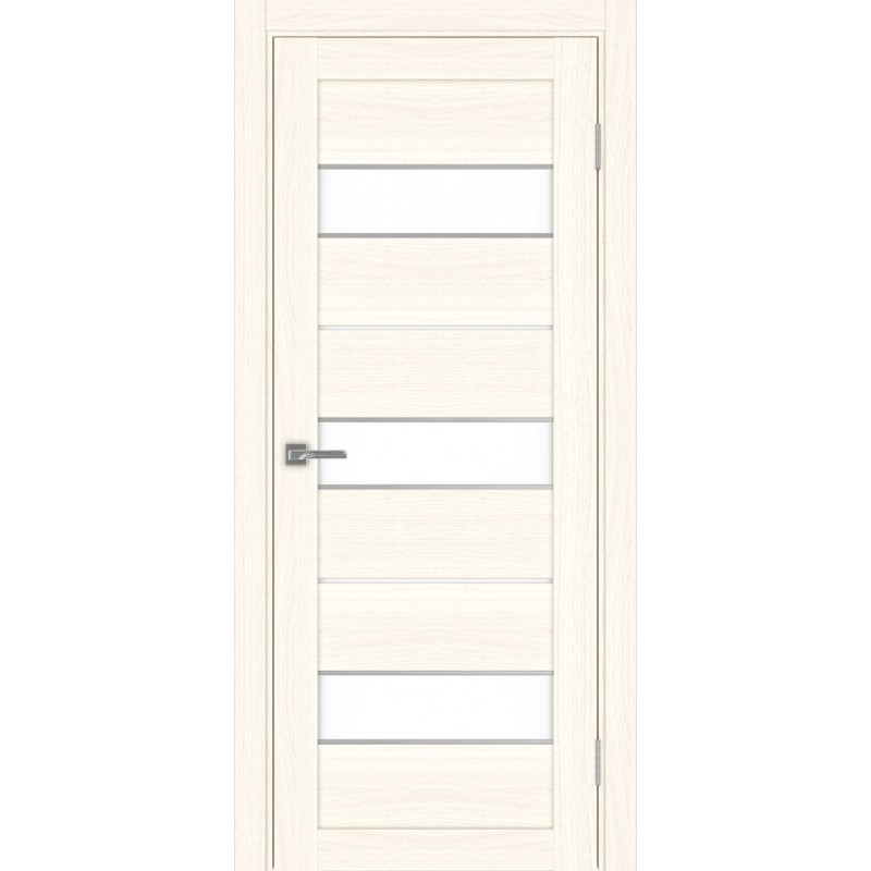 Межкомнатная дверь Турин 526.122 АПС молдинг SC, цвет ясень светлый, заполнение LACбелый, размер 200*80 см.