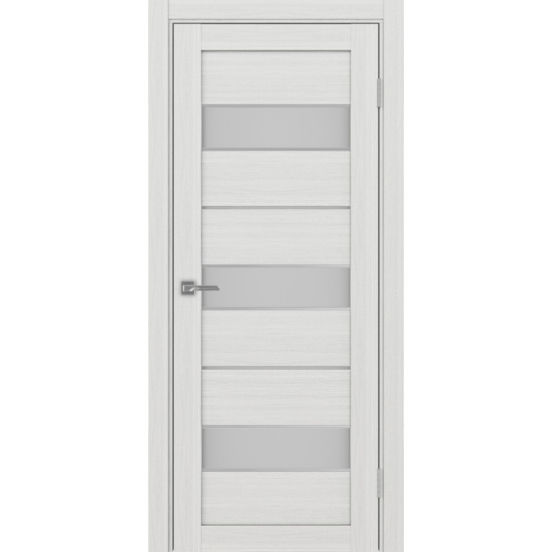 Межкомнатная дверь Турин 526.122 АПС молдинг SC, цвет ясень серебристый, заполнение Мателюкс, размер 200*80 см.