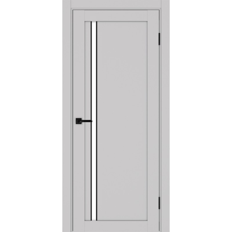Межкомнатная дверь Турин 527.121 АПС молдинг SB, цвет пепельный, заполнение LACбелый, размер 200*80 см.