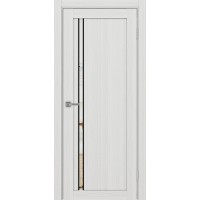 Турин 527.121 АПС молдинг SB, цвет ясень серебристый, заполнение Зеркало, размер 200*80 см.