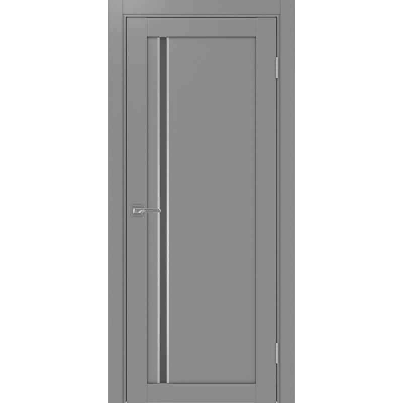 Межкомнатная дверь Турин 527.121 АПС молдинг SC, цвет серый, заполнение Графит матовое, размер 200*80 см.