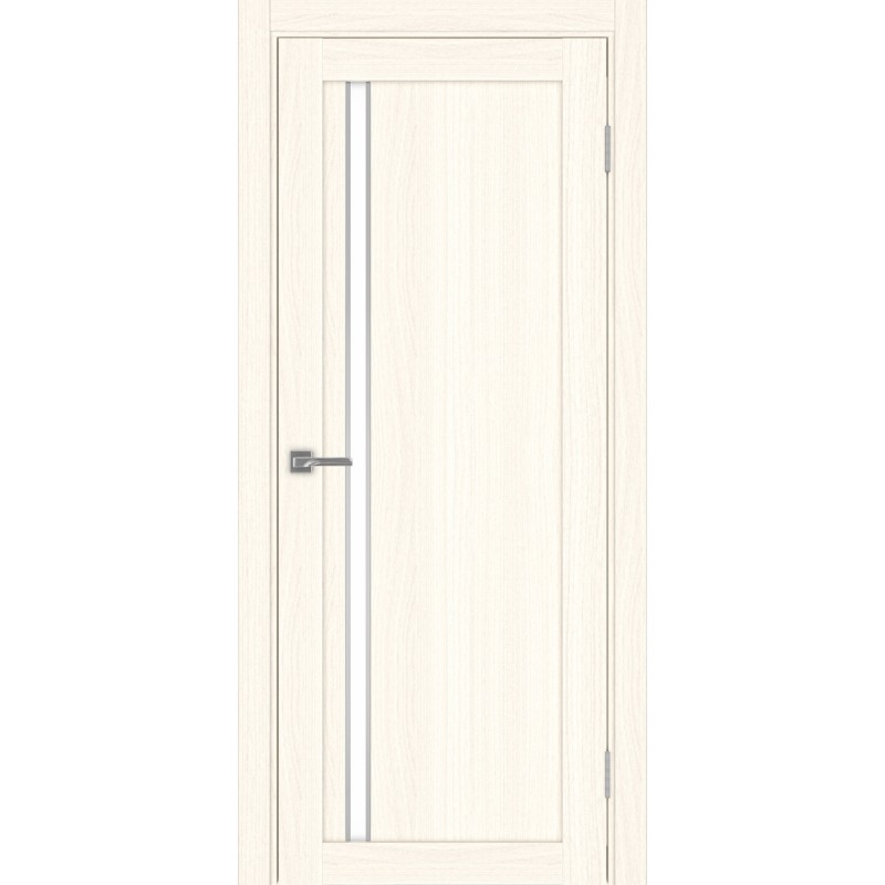 Межкомнатная дверь Турин 527.121 АПС молдинг SC, цвет ясень светлый, заполнение LACбелый, размер 200*80 см.