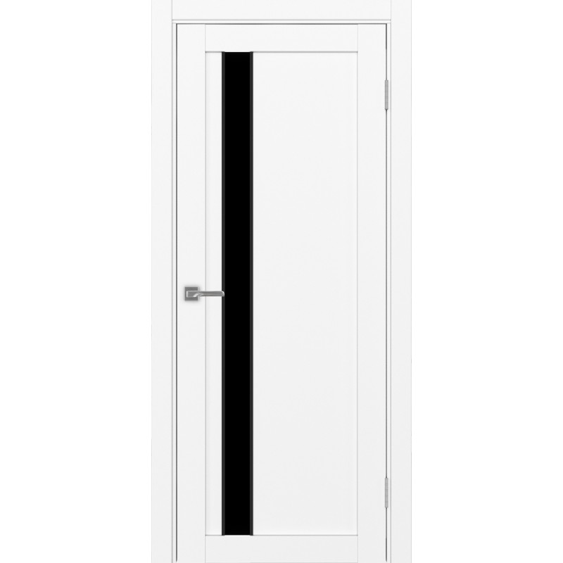 Межкомнатная дверь Турин 528.121 АПП молдинг SB, цвет белый снежный, заполнение LACчерный, размер 200*80 см.