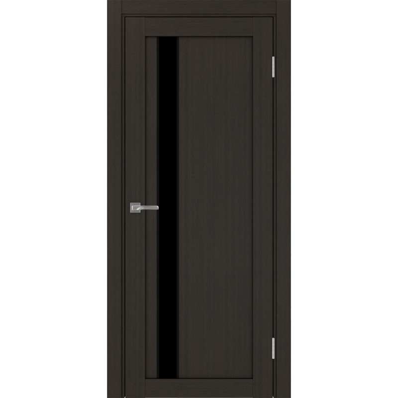 Межкомнатная дверь Турин 528.121 АПП молдинг SB, цвет венге FL, заполнение LACчерный, размер 200*80 см.