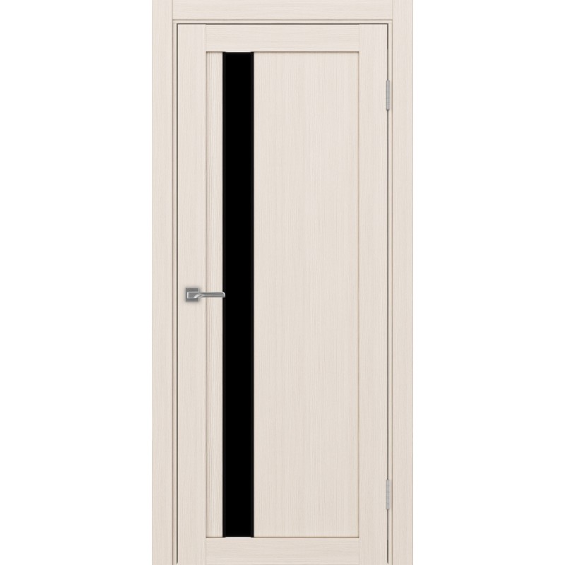 Межкомнатная дверь Турин 528.121 АПП молдинг SB, цвет ясень перламутровый, заполнение LACчерный, размер 200*80 см.