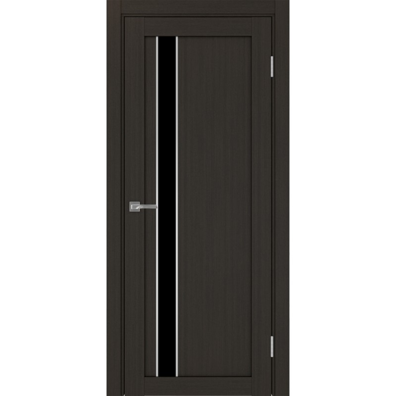 Межкомнатная дверь Турин 528.121 АПП молдинг SC, цвет венге FL, заполнение LACчерный, размер 200*80 см.