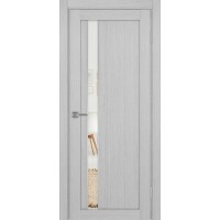 Турин 528.121 АПП молдинг SC, цвет дуб серый FL, заполнение Зеркало/Зеркало, размер 200*80 см.