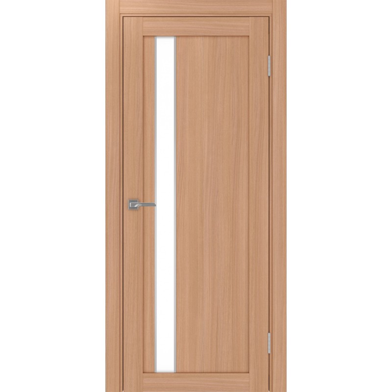 Межкомнатная дверь Турин 528.121 АПП молдинг SC, цвет ясень тёмный, заполнение LACбелый, размер 200*80 см.