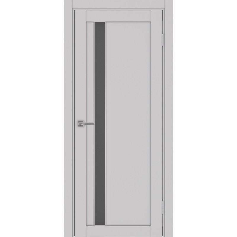 Межкомнатная дверь Турин 528.121 АПС молдинг SC, цвет пепельный, заполнение Графит матовое, размер 200*80 см.