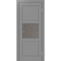 Турин 530.121, цвет серый, заполнение Дали бронзовое, размер 200*80 см.