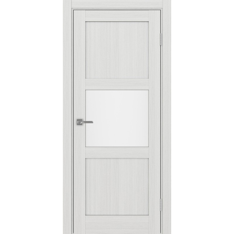 Межкомнатная дверь Турин 530.121, цвет ясень серебристый, заполнение Мателюкс, размер 200*80 см.