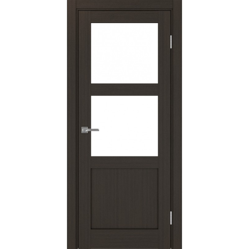 Межкомнатная дверь Турин 530.221, цвет венге FL, заполнение LACбелый, размер 200*80 см.