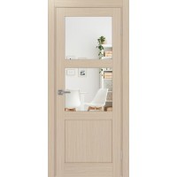 Турин 530.221, цвет дуб беленый FL, заполнение Зеркало/Зеркало, размер 200*80 см.