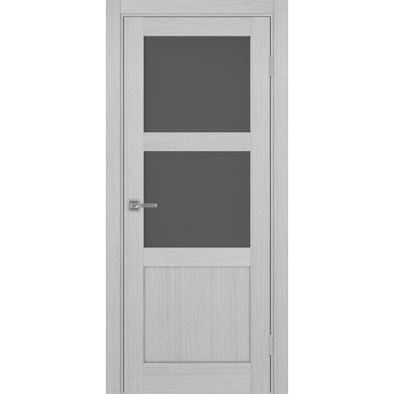 Межкомнатная дверь Турин 530.221, цвет дуб серый FL, заполнение Графит матовое, размер 200*80 см.