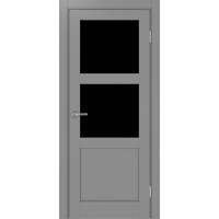 Турин 530.221, цвет Серый стекло LACчерный, размер 80*200 см.