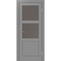 Турин 530.221, цвет серый, заполнение Бронза матовое, размер 200*80 см.