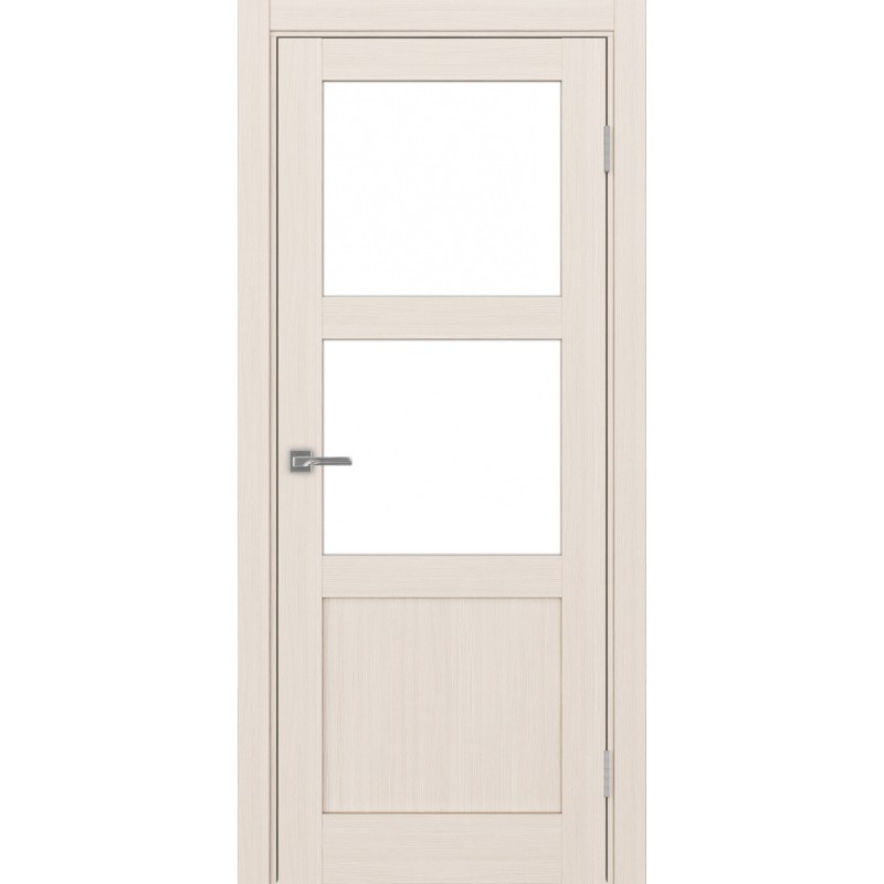 Межкомнатная дверь Турин 530.221, цвет ясень перламутровый, заполнение LACбелый, размер 200*80 см.