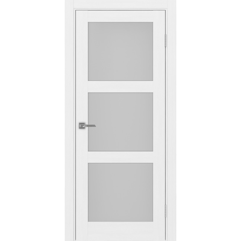 Межкомнатная дверь Турин 530.222, цвет белый лёд, заполнение Мателюкс, размер 200*80 см.